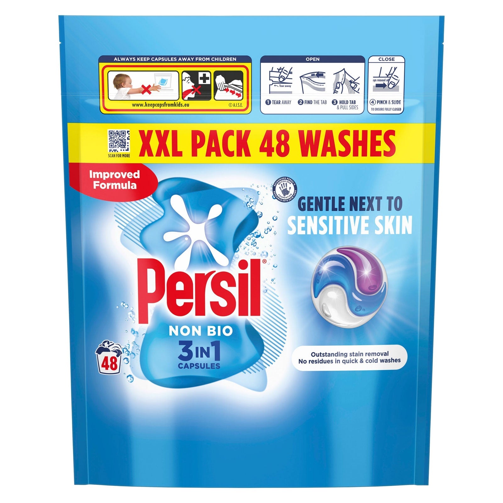 Best Persil Non Bio 3in1 Capsules XXL Pack 48 Washes | High Quality Cleaning Product Online - Product Image Best Persil Non Bio 3in1 Capsules XXL Pack 48 Washes | High Quality Cleaning Product Online - Product Image